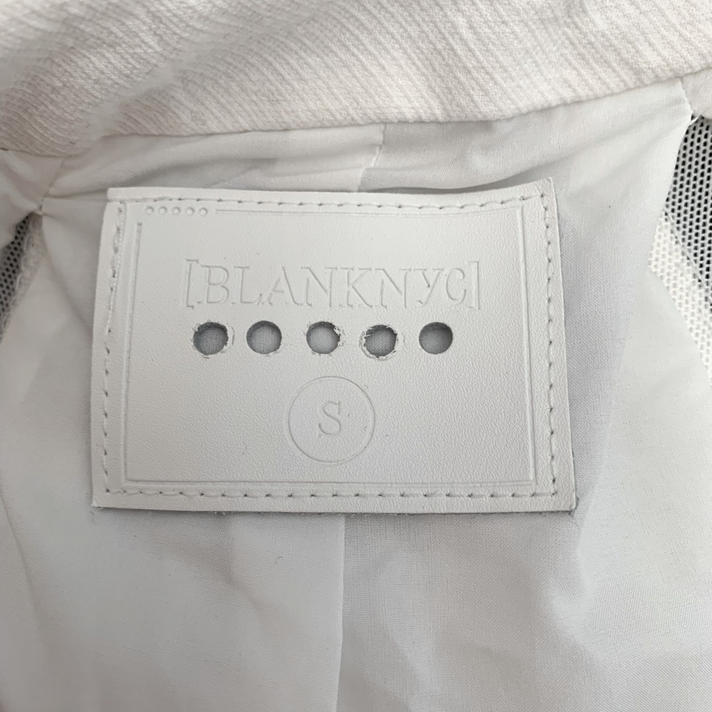 BLANKNYC White Moto Jacket with mesh details size small - Picture 3 of 11